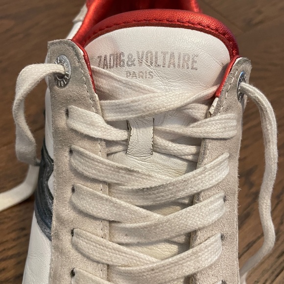 Zadig & Voltaire ZV1747 Flash leather sneakers - Picture 3 of 8